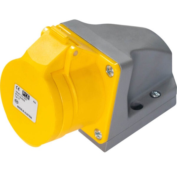 PCE Wall Mounted Socket 16A 7 Pin IP44 110v Mace Industries